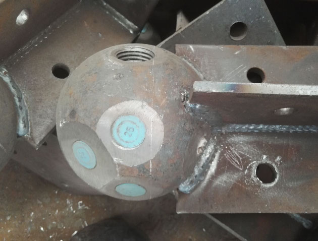 胶州螺栓球球塞，网架配件